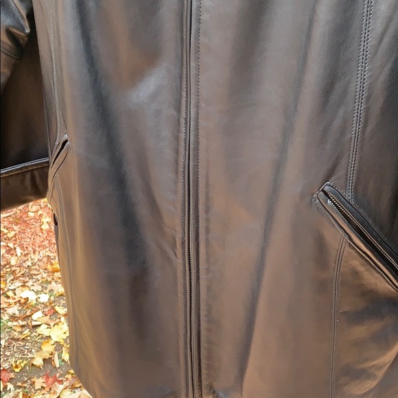 Women leather jacket plus size - Picture 4 of 5